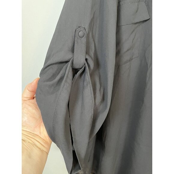 Torrid Neutral Top 4X Black Pullover Harper Classic Minimalist Office Retro 80s - Picture 4 of 14